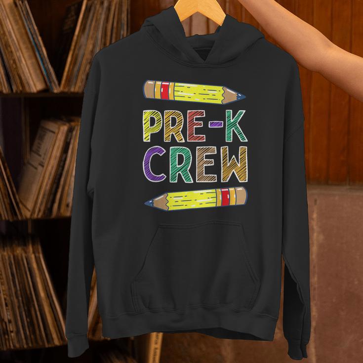 Pre-K Crew PreK Teachers Back To School Unisex Hoodie, gift for family, gift for coworker