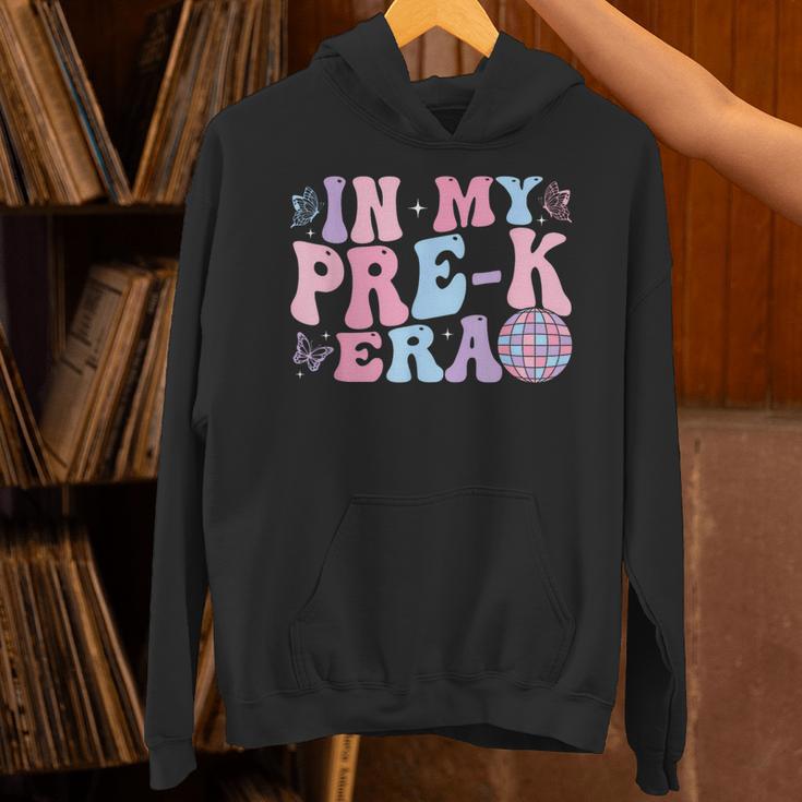 In My Pre K Era Groovy Back To School First Day Teacher Kids Unisex Hoodie, Groovy Teacher Hoodies, gift for family, gift for coworker In My Pre K Era Groovy Back To School First Day Teacher Kids Unisex Hoodie, Groovy Teacher Hoodies, gift for family, gift for coworker