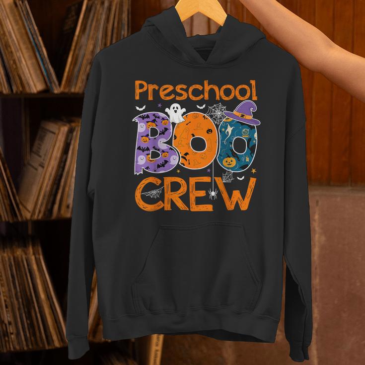 Preschool Boo Crew Preschool Halloween Teacher Kids Unisex Hoodie, gift for family, gift for coworker