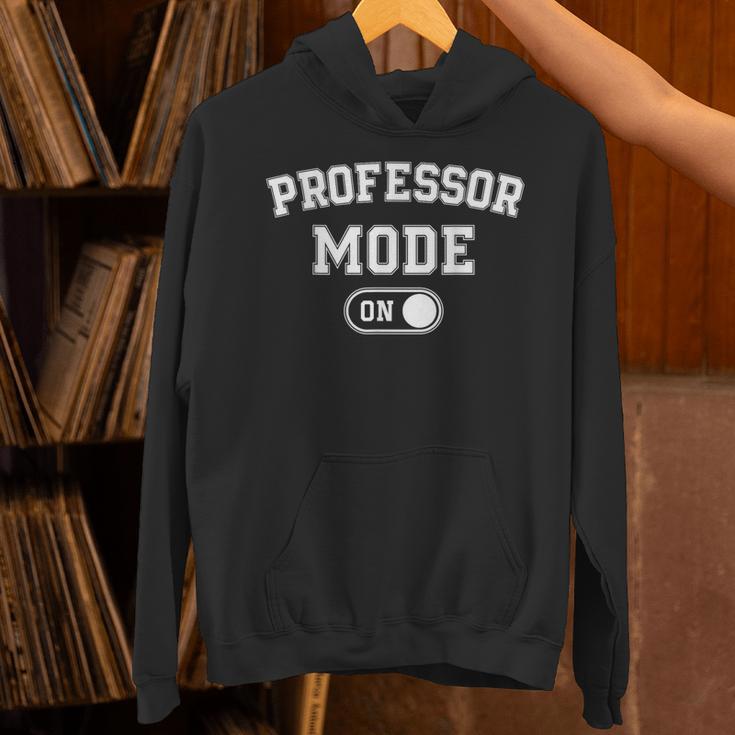 Professor Mode On Academic Educator Teacher Unisex Hoodie, gift for family, gift for coworker Professor Mode On Academic Educator Teacher Unisex Hoodie, gift for family, gift for coworker
