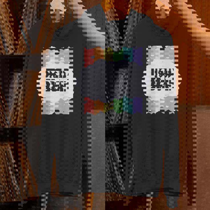 Proud Brah ゲイプライドフラッグ ジェンダー平等 パステルブラ 長袖tシャツ パーカー