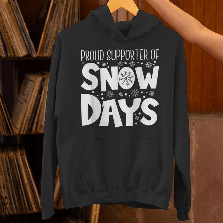 Proud Supporter Of Snow Days Teacher Christmas Men Women Unisex Hoodie, gift for family, gift for coworker