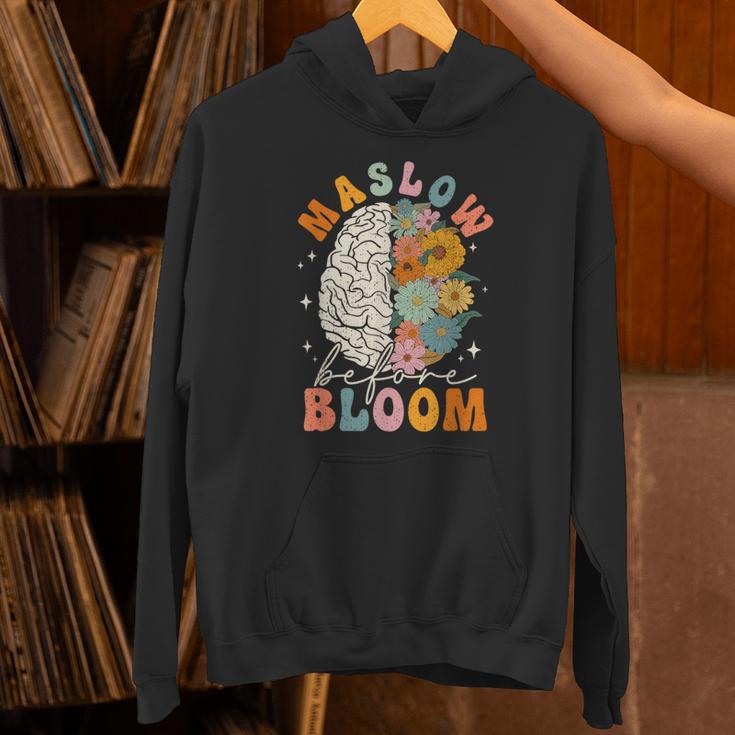 Psychologist Maslow Before Bloom Sped Teacher Classroom Unisex Hoodie, gift for family, gift for coworker Psychologist Maslow Before Bloom Sped Teacher Classroom Unisex Hoodie, gift for family, gift for coworker