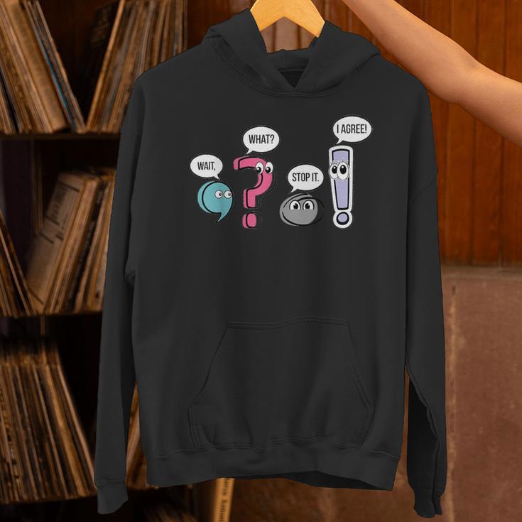 Punctuation English Teacher Wait What Stop It I Agree Unisex Hoodie, English Teacher Hoodies, gift for family, gift for coworker Punctuation English Teacher Wait What Stop It I Agree Unisex Hoodie, English Teacher Hoodies, gift for family, gift for coworker