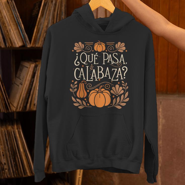 Que Pasa Calabaza Shirt Spanish Teacher Unisex Hoodie, gift for family, gift for coworker Que Pasa Calabaza Shirt Spanish Teacher Unisex Hoodie, gift for family, gift for coworker