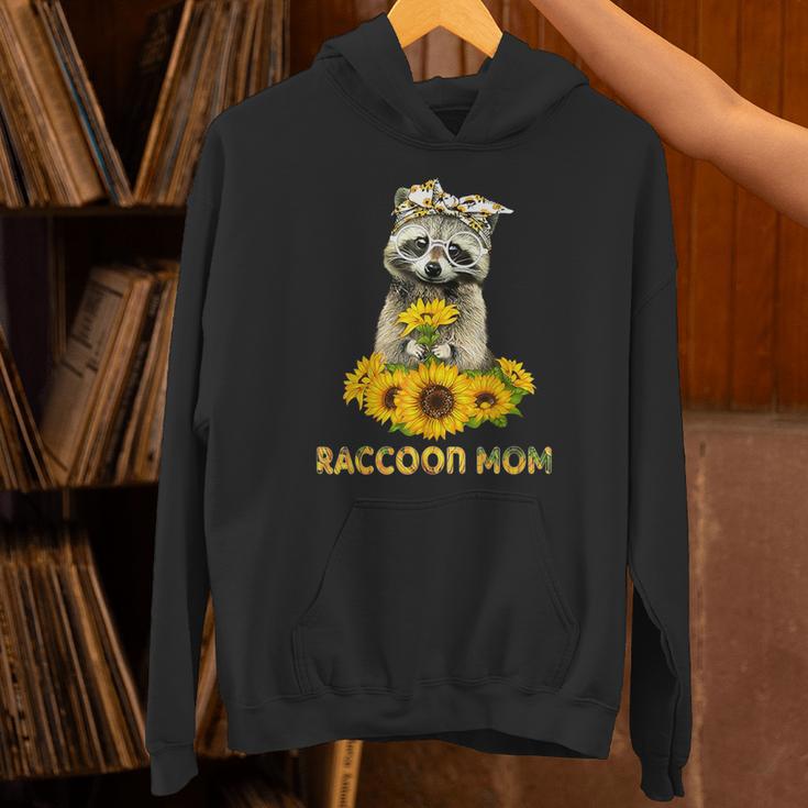 Raccoon Mom Sunflower Cute Glass For Mother's Day T-Shirt Unisex Hoodie Raccoon Mom Sunflower Cute Glass For Mother's Day T-Shirt Unisex Hoodie