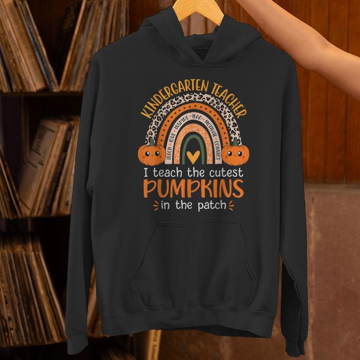 Rainbow I Teach The Cutest Pumpkins Kindergarten Teacher Men Women Unisex Hoodie, gift for family, gift for coworker Rainbow I Teach The Cutest Pumpkins Kindergarten Teacher Men Women Unisex Hoodie, gift for family, gift for coworker