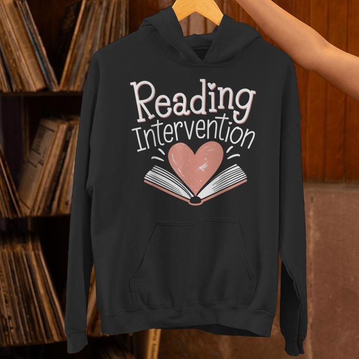 Reading Intervention Teacher Unisex Hoodie, gift for family, gift for coworker