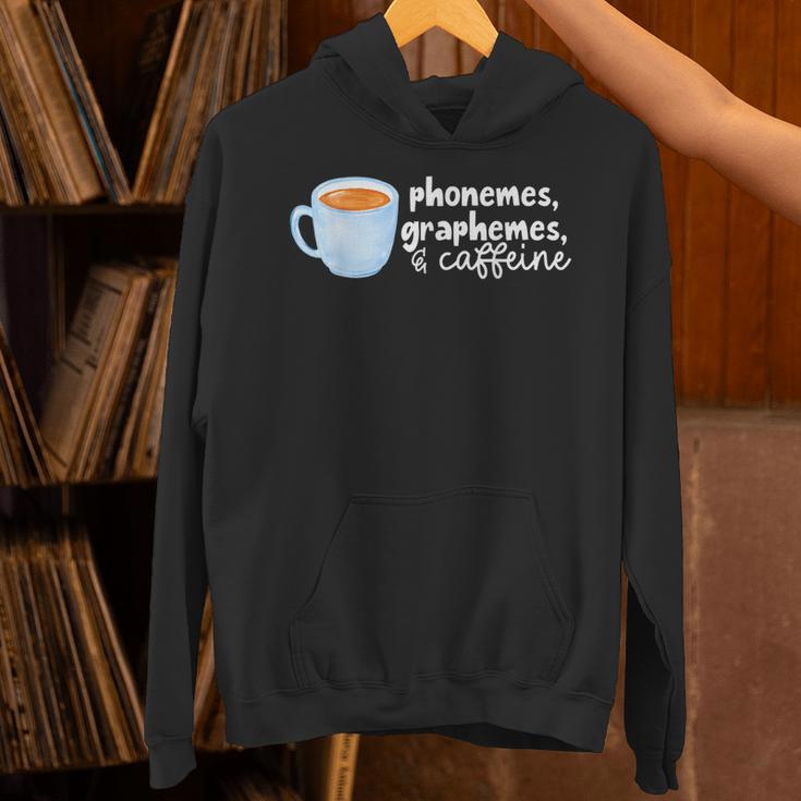 Reading Interventionist Specialist Teacher Phonemes Graphemes And Caffeine Reading Intervention -Adults Classic Fit Short Sleeve Unisex Hoodie, gift for family, gift for coworker Reading Interventionist Specialist Teacher Phonemes Graphemes And Caffeine Reading Intervention -Adults Classic Fit Short Sleeve Unisex Hoodie, gift for family, gift for coworker