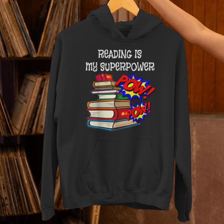 Reading Is My Super Power Superhero Best English Teacher Unisex Hoodie, Super Teacher Hoodies, English Teacher Hoodies, gift for family, gift for coworker