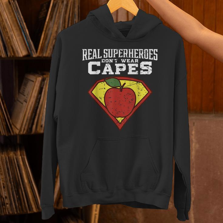 Real Superheroes Don't Wear Capes Teacher Shirt Teaching Te Unisex Hoodie, gift for family, gift for coworker Real Superheroes Don't Wear Capes Teacher Shirt Teaching Te Unisex Hoodie, gift for family, gift for coworker