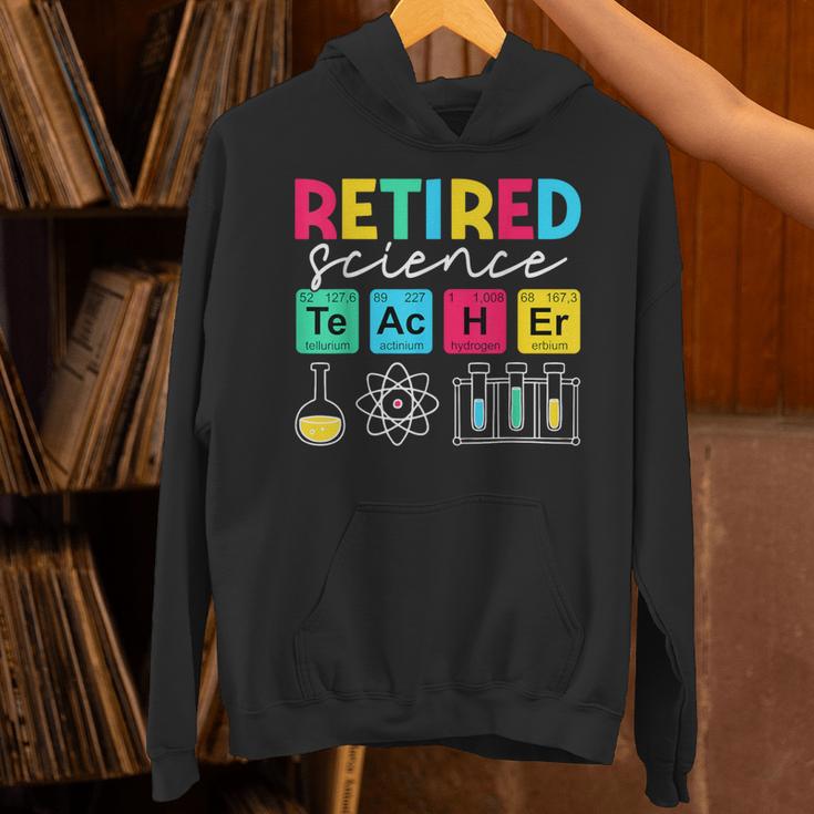 Retired Science Teacher Periodic Table Teacher Life Unisex Hoodie, Science Teacher Hoodies, gift for family, gift for coworker