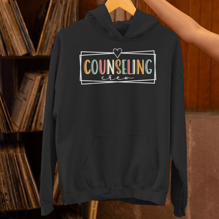Retro Counseling Crew Counselor Teacher Appreciation Unisex Hoodie, gift for family, gift for coworker