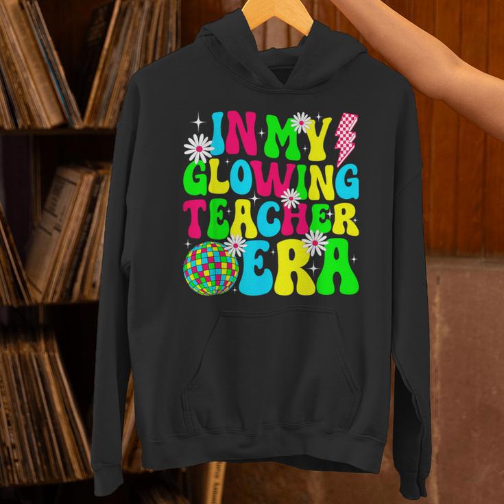 Retro Groovy In My Glowing Teacher Era Happy Teacher's Day Unisex Hoodie, Groovy Teacher Hoodies, gift for family, gift for coworker Retro Groovy In My Glowing Teacher Era Happy Teacher's Day Unisex Hoodie, Groovy Teacher Hoodies, gift for family, gift for coworker