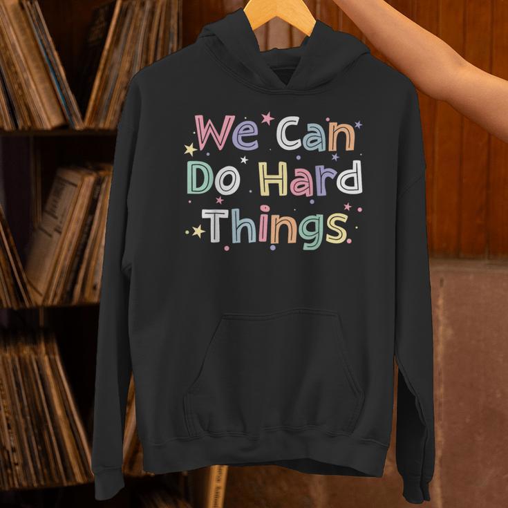 Retro We Can Do Hard-Things Teacher Back To School Unisex Hoodie, gift for family, gift for coworker Retro We Can Do Hard-Things Teacher Back To School Unisex Hoodie, gift for family, gift for coworker
