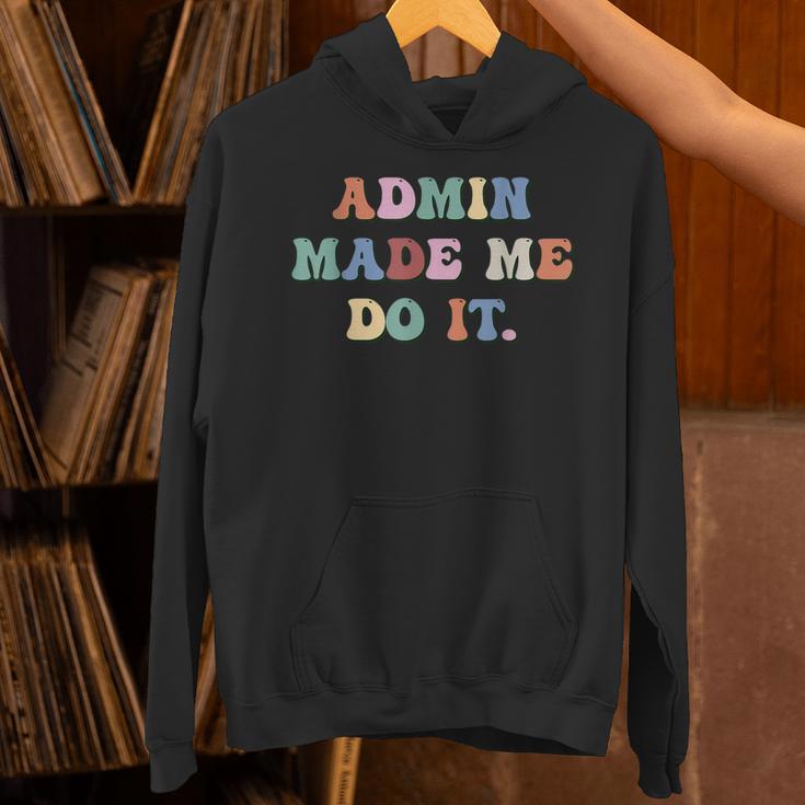 Retro High Grade School Teacher Admin Made Me Do It Quote Unisex Hoodie, gift for family, gift for coworker Retro High Grade School Teacher Admin Made Me Do It Quote Unisex Hoodie, gift for family, gift for coworker
