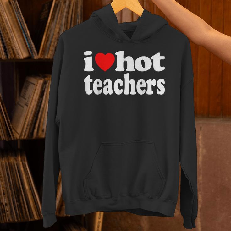 Retro I Love Hot Teachers Vintage I Heart Hot Teacher Men Women Girls Kids Unisex Hoodie, gift for family, gift for coworker