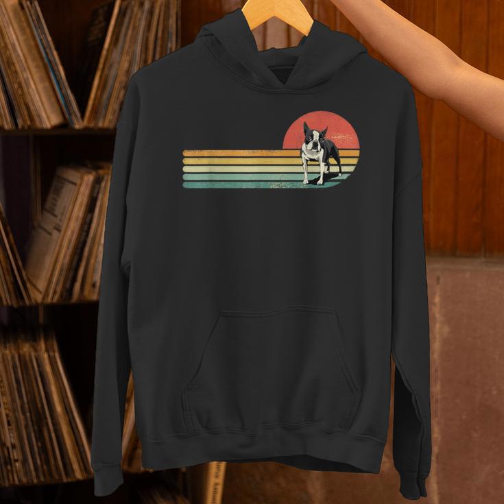 Retro Vintage Boston Terrier Dog Lover Boston Terrier Mom Unisex Hoodie, Boston Terrier Mom Hoodies, gift for family, gift for coworker