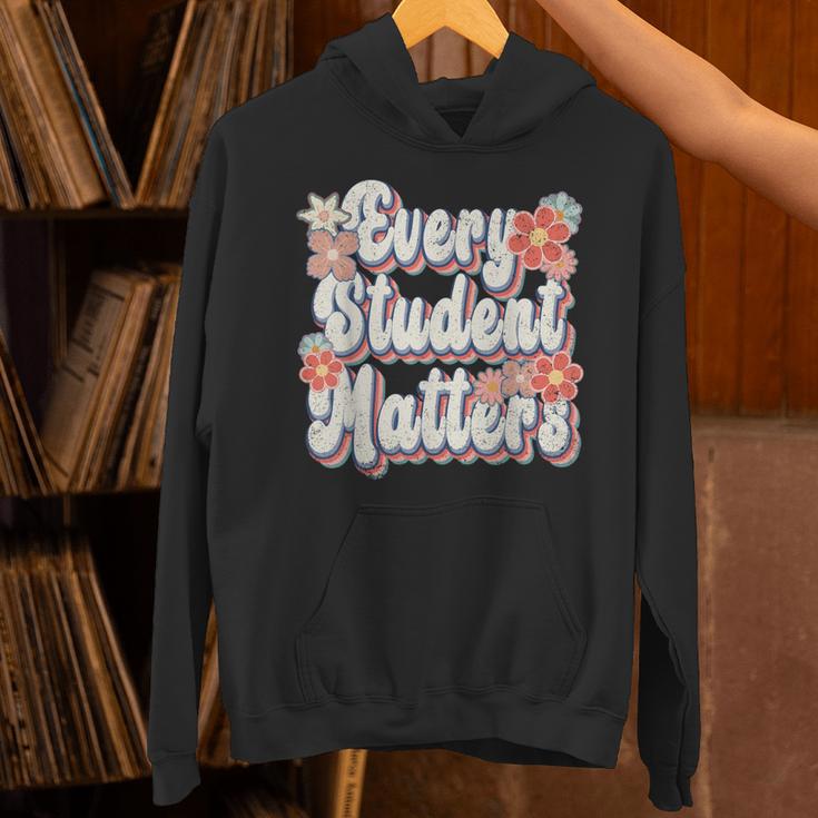 Retro Vintage Every Student Matters Teacher Paraprofessional Unisex Hoodie, gift for family, gift for coworker Retro Vintage Every Student Matters Teacher Paraprofessional Unisex Hoodie, gift for family, gift for coworker