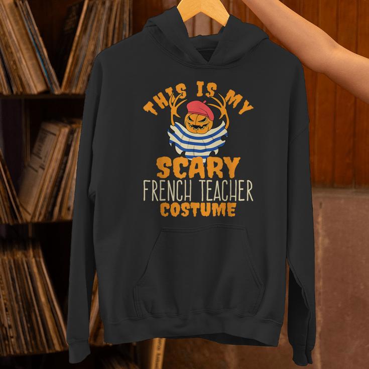 This Is My Scary French Teacher Costume Halloween Unisex Hoodie, gift for family, gift for coworker This Is My Scary French Teacher Costume Halloween Unisex Hoodie, gift for family, gift for coworker