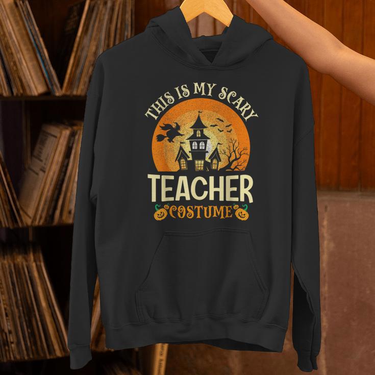 This Is My Scary Teacher Costume Halloween Unisex Hoodie, gift for family, gift for coworker