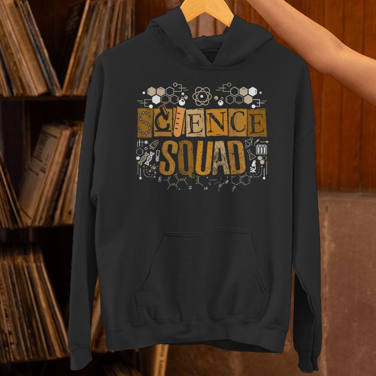 Science Squad Teacher STEM Chemistry Biology Physics Unisex Hoodie, Science Teacher Hoodies, gift for family, gift for coworker