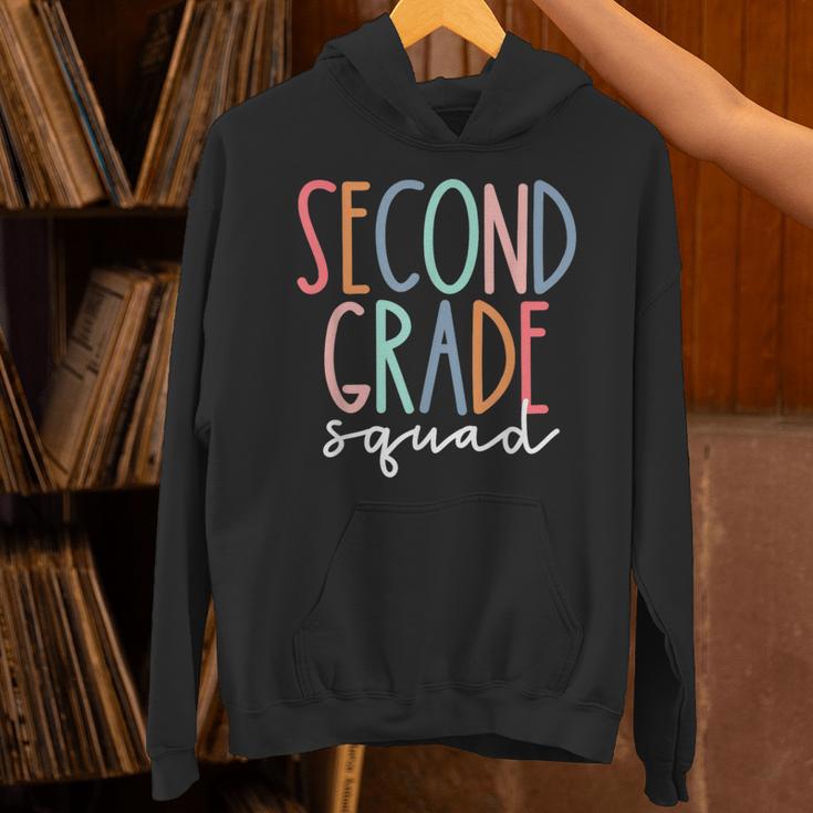 Second Grade Squad 2nd Grade Teacher Women Back To School Unisex Hoodie, 2nd Grade Teacher Hoodies, gift for family, gift for coworker