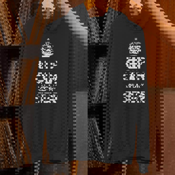 Sitar Players Saying 'Keep Calm And Play Sitar' Unisex Hoodie