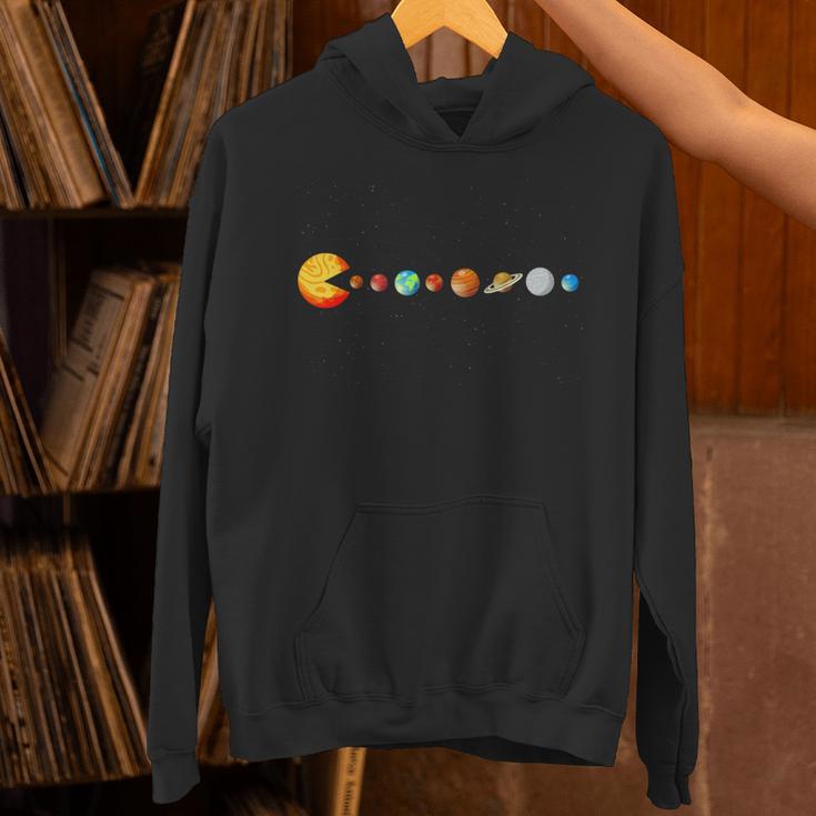 Solar System Teacher Video Games Sun Eating Planets Unisex Hoodie, gift for family, gift for coworker Solar System Teacher Video Games Sun Eating Planets Unisex Hoodie, gift for family, gift for coworker