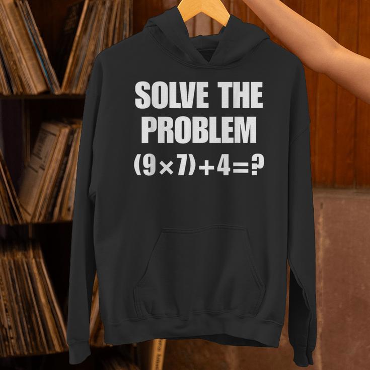 Solve The Problem 67 Teacher Unisex Hoodie, gift for family, gift for coworker Solve The Problem 67 Teacher Unisex Hoodie, gift for family, gift for coworker