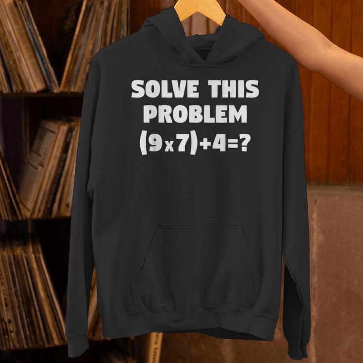 Solve This Problem 9X7467 Elementary Math Teacher Unisex Hoodie, gift for family, gift for coworker