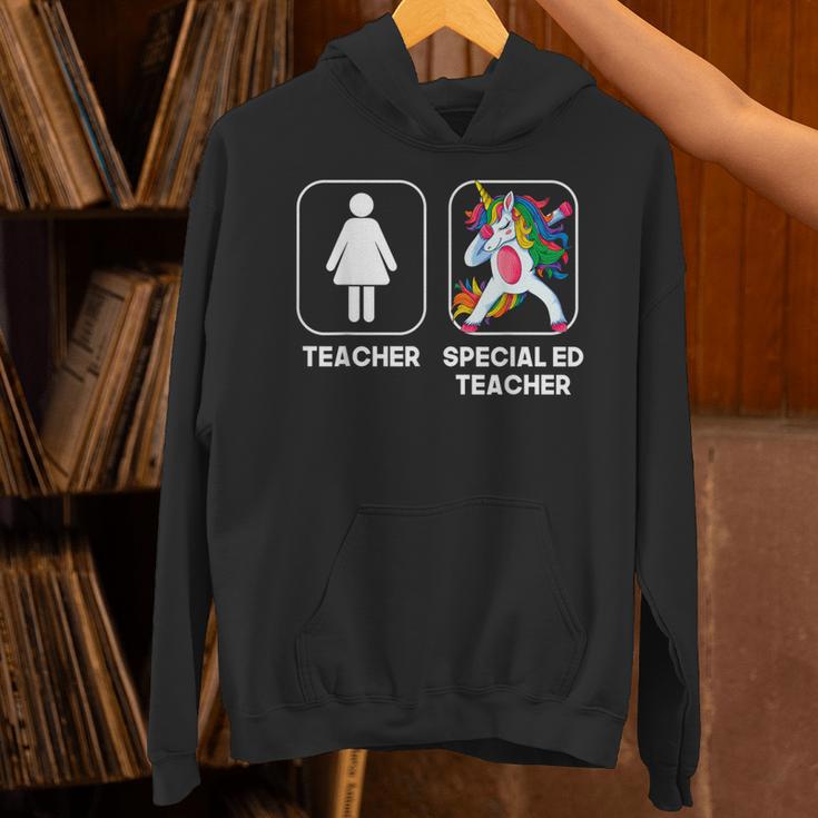 Special Ed Teacher Dabbing Unicorn Teacher Women Unisex Hoodie, gift for family, gift for coworker Special Ed Teacher Dabbing Unicorn Teacher Women Unisex Hoodie, gift for family, gift for coworker