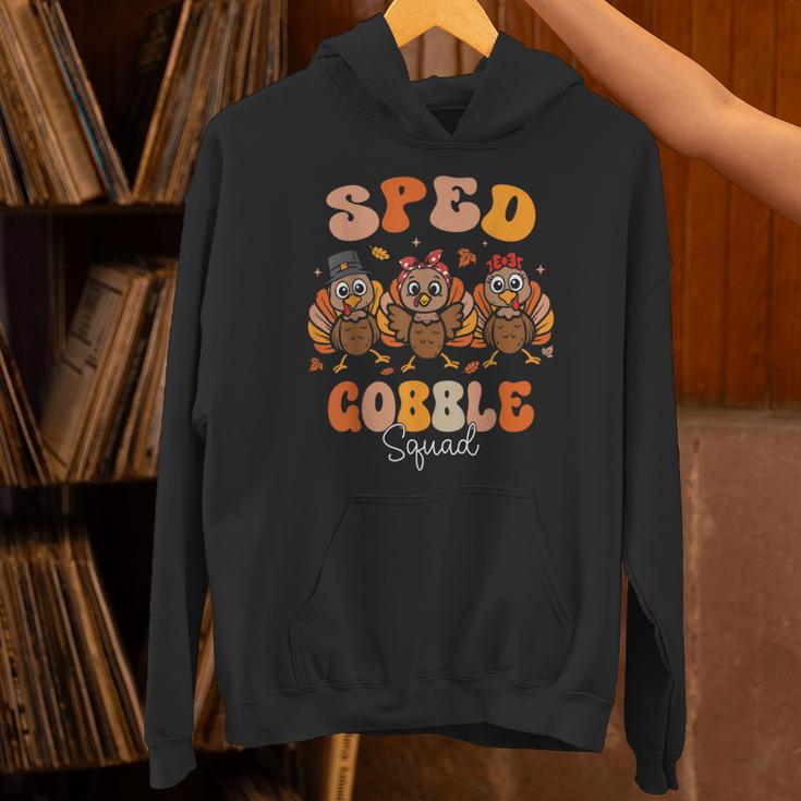 Sped Teacher Gobble Squad Thanksgiving Special Education Unisex Hoodie, gift for family, gift for coworker Sped Teacher Gobble Squad Thanksgiving Special Education Unisex Hoodie, gift for family, gift for coworker