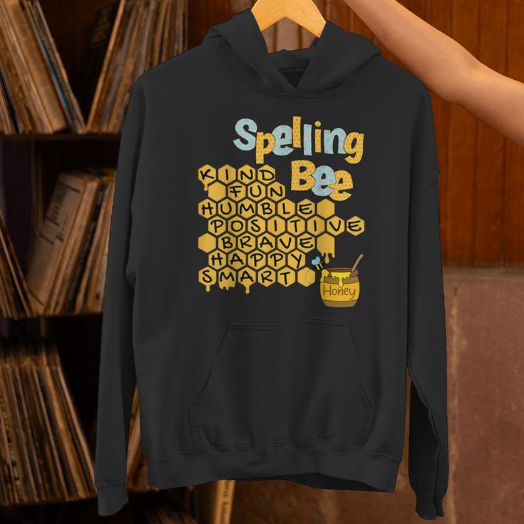 Spelling Bee Kind Positive Kindness Women Teacher Unisex Hoodie, gift for family, gift for coworker