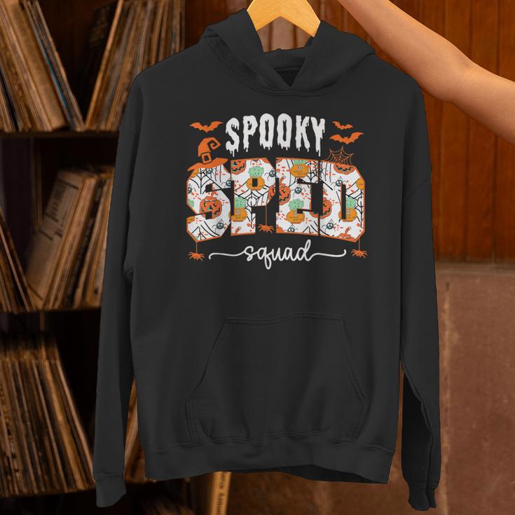 Spooky SPED Squad Special Education Teacher Halloween Ghost Unisex Hoodie, gift for family, gift for coworker