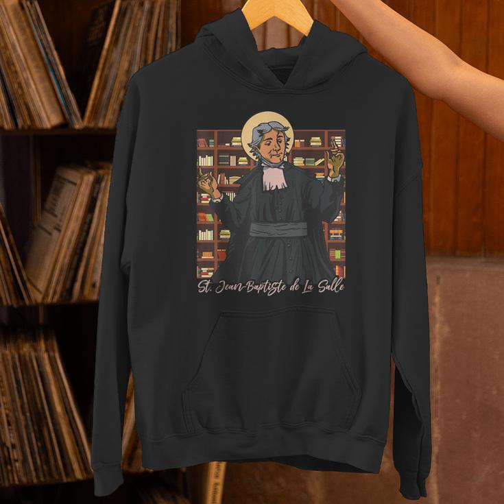 St Jean Baptiste De La Salle Patron Saint Education Teachers Unisex Hoodie, gift for family, gift for coworker St Jean Baptiste De La Salle Patron Saint Education Teachers Unisex Hoodie, gift for family, gift for coworker