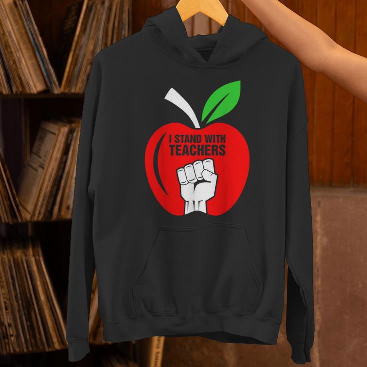 I Stand With Teachers Tshirt Unisex Hoodie, gift for family, gift for coworker I Stand With Teachers Tshirt Unisex Hoodie, gift for family, gift for coworker