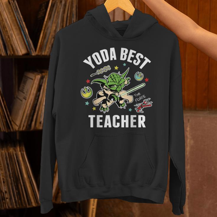 Star Wars Yoda Best Teacher Icons Unisex Hoodie, gift for family, gift for coworker