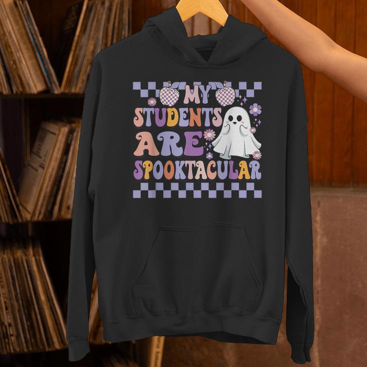 My Students Are Spooktacular Teacher Halloween Vibes Unisex Hoodie, gift for family, gift for coworker My Students Are Spooktacular Teacher Halloween Vibes Unisex Hoodie, gift for family, gift for coworker