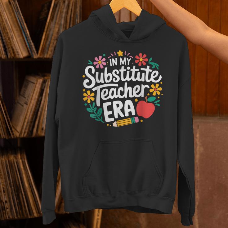 In My Substitute Teacher Era Unisex Hoodie, gift for family, gift for coworker