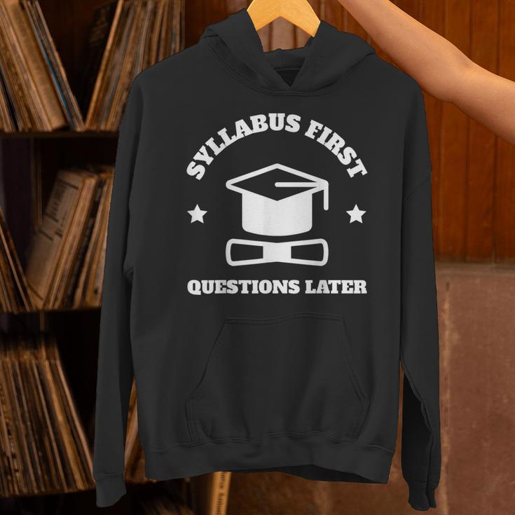 SYLLABUS PROFESSOR TEACHER Unisex Hoodie, gift for family, gift for coworker SYLLABUS PROFESSOR TEACHER Unisex Hoodie, gift for family, gift for coworker