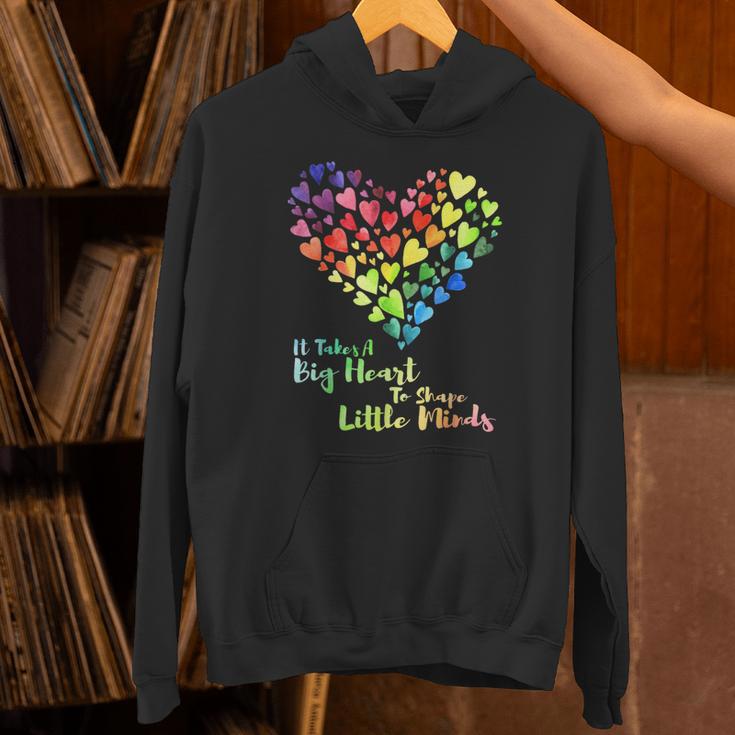 It Takes A Big Heart To Shape Little Minds Teacher Student Men Women Kids Unisex Hoodie, gift for family, gift for coworker It Takes A Big Heart To Shape Little Minds Teacher Student Men Women Kids Unisex Hoodie, gift for family, gift for coworker