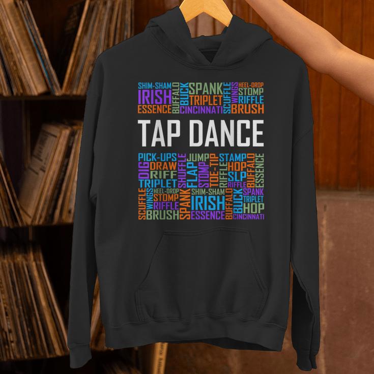 Tap Dance Words Lover Tap Dancer Dancing Teacher Unisex Hoodie, gift for family, gift for coworker