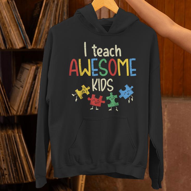 I Teach Awesome Kids Shirt Autism Special Education Teacher Unisex Hoodie, gift for family, gift for coworker I Teach Awesome Kids Shirt Autism Special Education Teacher Unisex Hoodie, gift for family, gift for coworker