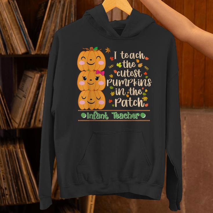 I Teach The Cutest Pumpkins In The Patch Infant Teacher Unisex Hoodie, gift for family, gift for coworker I Teach The Cutest Pumpkins In The Patch Infant Teacher Unisex Hoodie, gift for family, gift for coworker