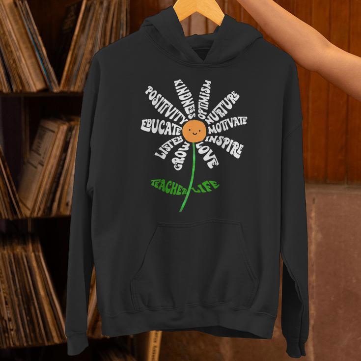 Teach Love Inspire Teachers Inspirational Flower Teachers Unisex Hoodie, gift for family, gift for coworker Teach Love Inspire Teachers Inspirational Flower Teachers Unisex Hoodie, gift for family, gift for coworker