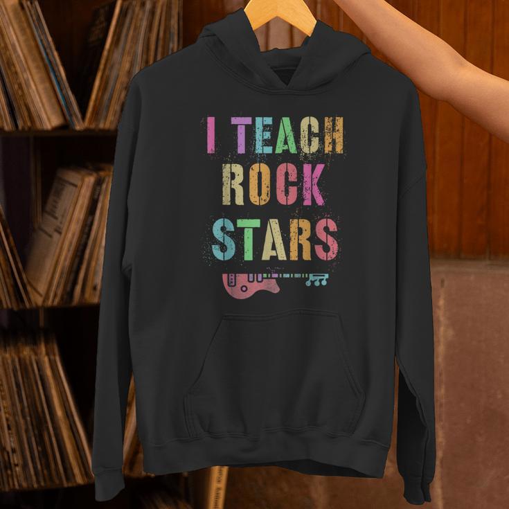 I TEACH ROCKSTARS Band Vibes Teacher Rocks My Music Teaching Unisex Hoodie, gift for family, gift for coworker I TEACH ROCKSTARS Band Vibes Teacher Rocks My Music Teaching Unisex Hoodie, gift for family, gift for coworker