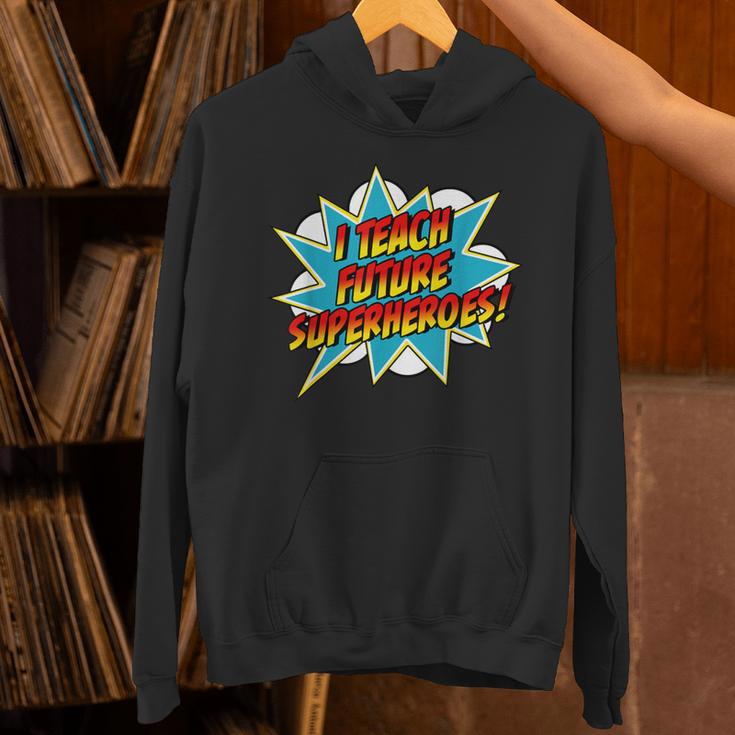 I Teach Superheroes Retro Comic Super Teacher Graphic Unisex Hoodie, Super Teacher Hoodies, gift for family, gift for coworker I Teach Superheroes Retro Comic Super Teacher Graphic Unisex Hoodie, Super Teacher Hoodies, gift for family, gift for coworker