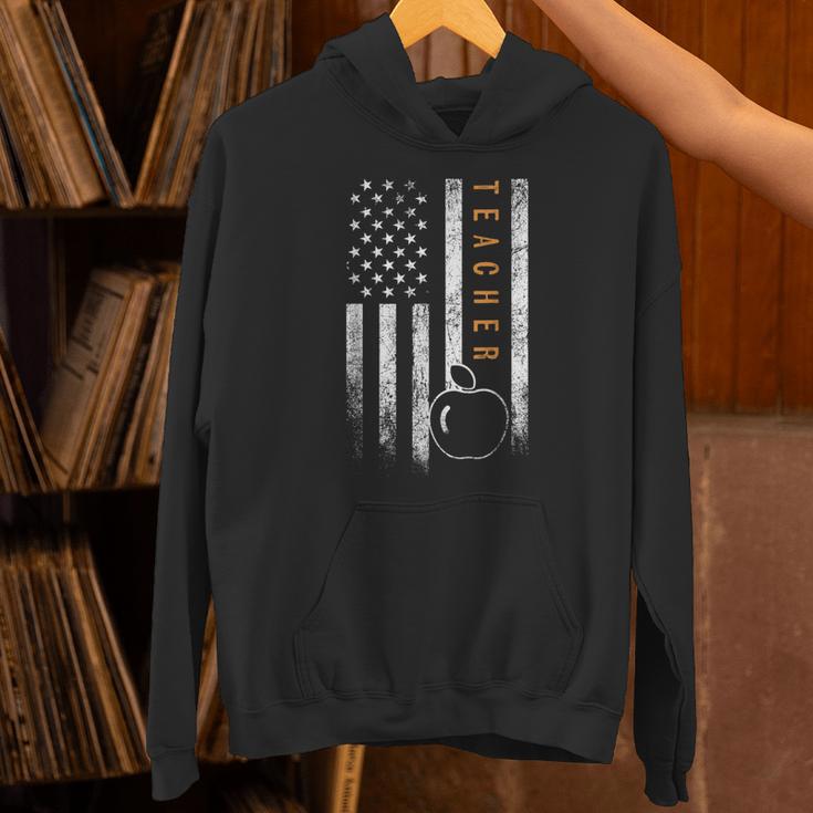 Teacher American Flag Teacher's Day Teaching Unisex Hoodie, gift for family, gift for coworker Teacher American Flag Teacher's Day Teaching Unisex Hoodie, gift for family, gift for coworker