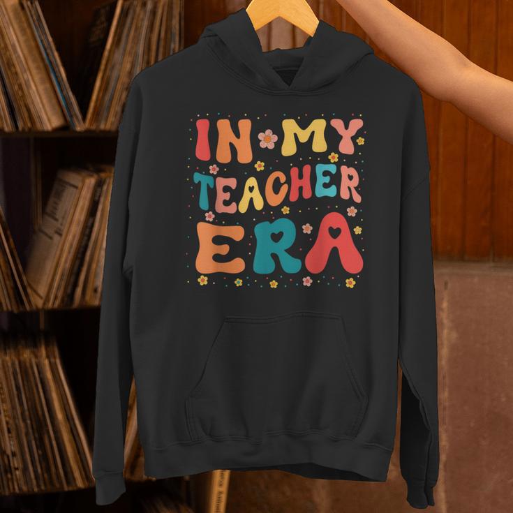 In My Teacher Era First Day Of School Back To School Retro Unisex Hoodie, gift for family, gift for coworker In My Teacher Era First Day Of School Back To School Retro Unisex Hoodie, gift for family, gift for coworker